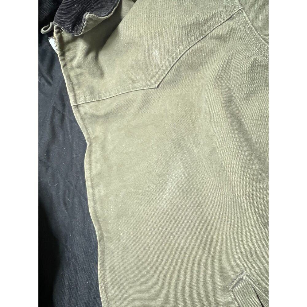 Vintage Carhartt Santa Fe jacket in faded olive green. Size XXL. - Picture 10 of 14